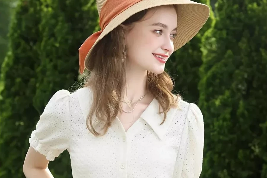 Romantic French Lace Blouse